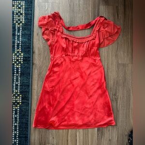 Free People - red mini dress